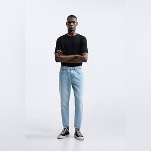 Zara Men’s Slim Cropped Jeans